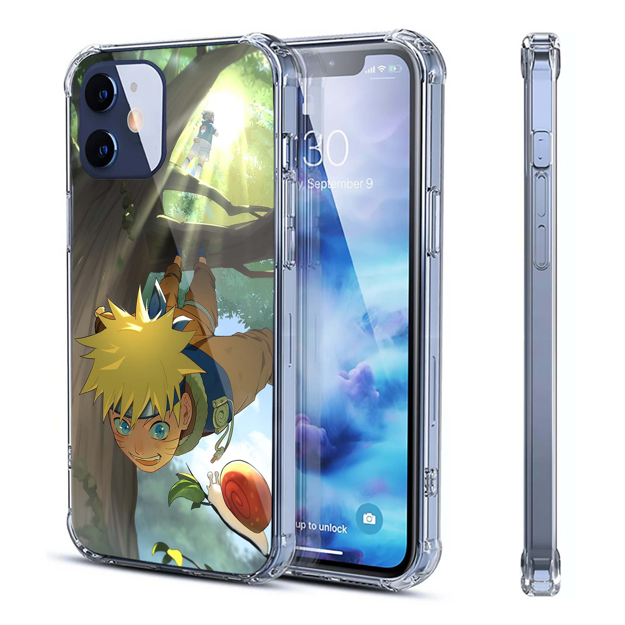 （画像用） NARUTO -ナルト- NARUTO -ナルト- 疾風伝 【iPhone 12シリーズ対応】透明スマホケース（クリアソフトケース）